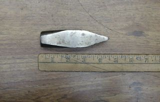 Old Tools,  Vintage 15.  7oz.  Cross Peen Hammer Head,  4 - 1/8 
