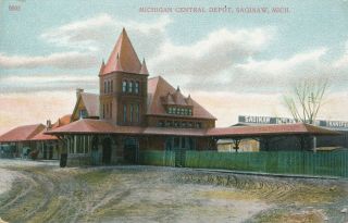Saginaw Mi – Michigan Central Railroad Depot