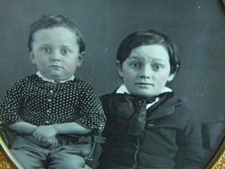 Young Brothers 1/4 Plate Daguerreotype Photograph