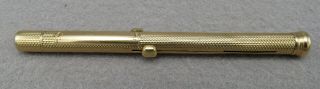Mordan 15ct Gold Cased Propelling Pencil And Dip Pen Nib Holder