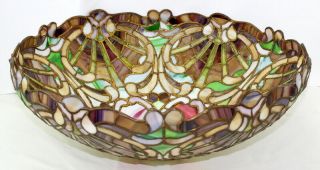 Tiffany Style Stained Glass Lamp Shade Large 19 