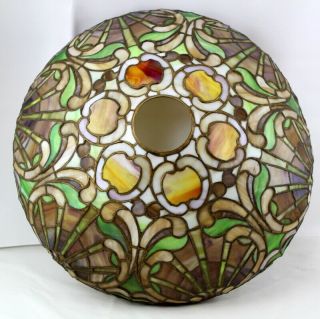 Tiffany Style Stained Glass Lamp Shade Large 19 "