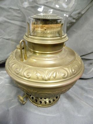 Vintage Antique B & H Model No 96 Bradley & Hubbard Oil Lamp (A40) 8