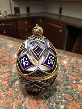 1986 Winter Egg Created By Theo Faberge Number Of 750