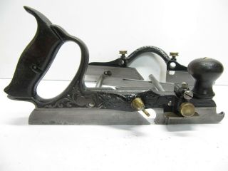 TYPE 2 STANLEY No.  46 COMBINATION PLOW PLANE with WRAP AROUND FENCE and IRONS 8