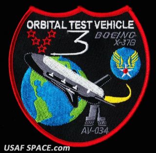 X - 37b Orbital Test Vehicle Otv 3 Atlas V Boeing Ula Usaf Dod Space Plane Patch