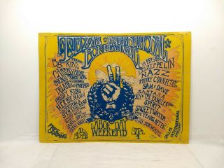 Texan Rock Holy Grail - 1969 Texas International Pop Festival Poster