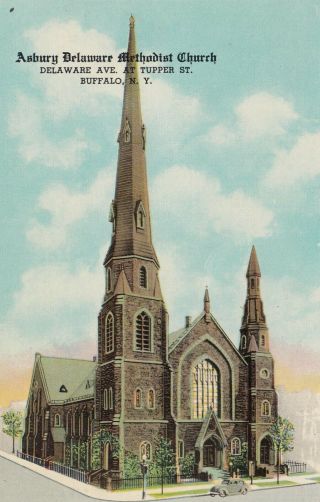 Buffalo,  York,  1930 - 40s; Asbury - Delaware Methodist Church