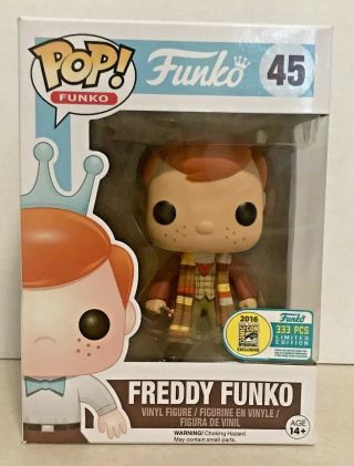 Funko Freddy Fourth Doctor Who Sdcc 2016 Exclusive 1/333 Fundays