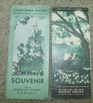 1935 Seventh Day Adventist California Pacific International Exposition Souvenir
