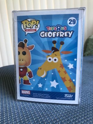 Funko Pop Toys R Us Geoffrey as Iron Man 29 Fan Expo Exclusive 4