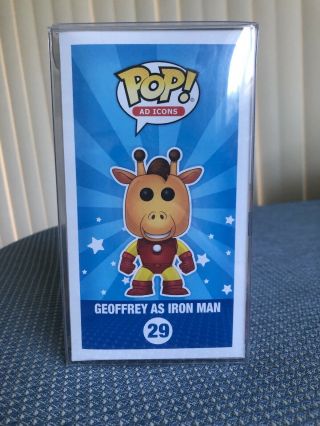 Funko Pop Toys R Us Geoffrey as Iron Man 29 Fan Expo Exclusive 5