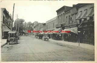 Ny,  Lynbrook,  York,  Atlantic Avenue,  Business Section,  1919 Pm,  Biren Pub