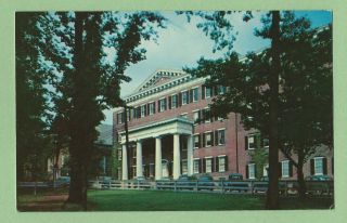 Postcard Main Hall Salem College,  Winston - Salem,  North Carolina