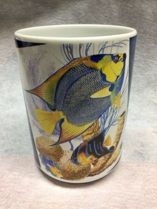 Collectible Guy Harvey Coffee Mug Colorful Tropical Fish Large Handle