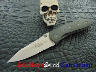 Microtech Greg Lightfoot Design Lcc D/a Tactical Knife Carbon Fiber Stone Washed