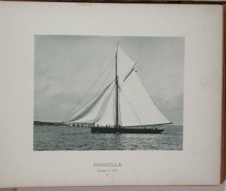 1893 American Yacht / Yachting Volume Of Photos By George Peabody Americas Cup