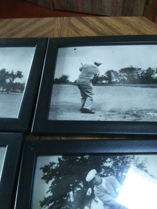 6 black and white photos of Ben Hogan 4