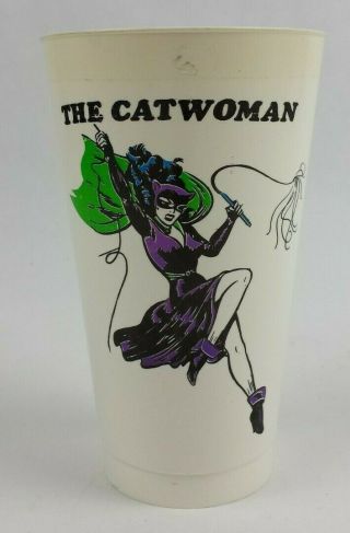 Vintage Dc Comics Catwoman 1973 7 - Eleven Slurpee Cup