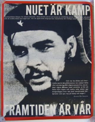 1967 Swedish Che Guevara Poster By Sigvard Olsson