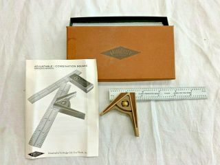 Bridge City Tool 6  Combination Square Cs - 6em Stainless Box Paperwork