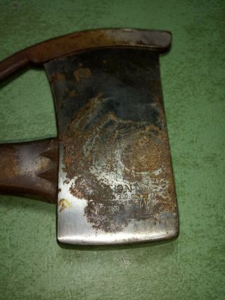MARBLE ARMS CO.  Pat.  1898 No.  2 Safety Axe Hatchet Gladstone USA 4