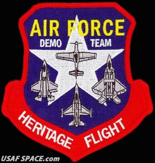 Air Force Heritage Flight Program - Fighter Demo Team - Usaf Patch F - 35