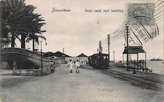 Zanzibar - Boat Tank And Landing - Railway - Sultan 