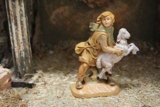 5 " Fontanini Nativity Shepherd Aaron - Depose Italy 1993 -