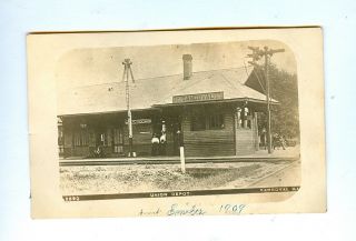 Union Depot,  Sandoval,  Ill.  1909 Post Card