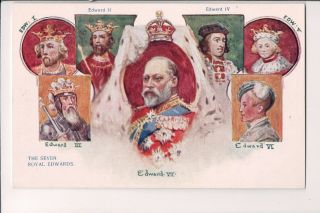 Vintage Postcard King Edward Vii Of Great Britain Emperor Of India