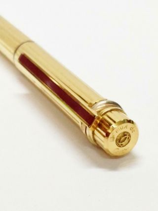 Authentic Cartier Fountain Pen Gold Tone Color PEN145 10
