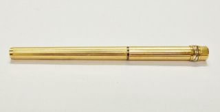 Authentic Cartier Fountain Pen Gold Tone Color PEN145 3