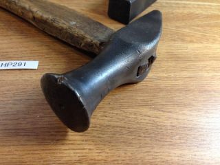 Old Chisel Hammer Vintage JAPANESE FORGED IRON TOOL Set 2 Genno 130/320mm HP291 2