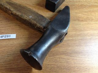Old Chisel Hammer Vintage JAPANESE FORGED IRON TOOL Set 2 Genno 130/320mm HP291 3