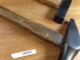 Old Chisel Hammer Vintage JAPANESE FORGED IRON TOOL Set 2 Genno 130/320mm HP291 4