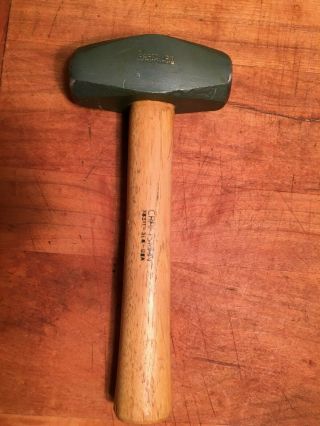 Vintage Craftsman 3 Lb Lump Hammer Green 38311 Usa
