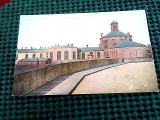 Vintage 1941 Charlestown State Prison,  Boston Massachusetts Post Card
