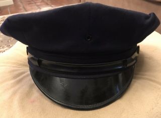 Vintage “gravenette” York Police Dress Cap Sz M