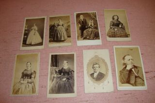 ALBUM 10 TINTYPE 42 CDV / OTHER PHOTOS 1800s FROM THE Eliphalet Remington FAMILY 4