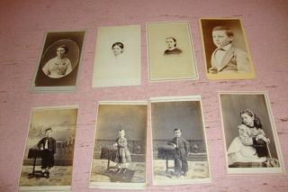 ALBUM 10 TINTYPE 42 CDV / OTHER PHOTOS 1800s FROM THE Eliphalet Remington FAMILY 5