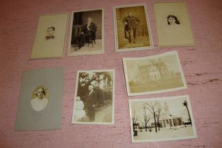 ALBUM 10 TINTYPE 42 CDV / OTHER PHOTOS 1800s FROM THE Eliphalet Remington FAMILY 6