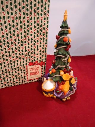 Dept 56 All Through The House Series " Christmas Tree " 9302 - 5