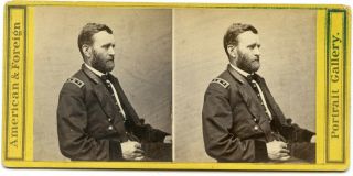 Civil War Gen U.  S.  Grant 3878 Anthony View 1860 