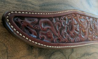 Randall Made Knives 12 - 11 Smithsonian Bowie Knife Sheath George Lawrence Floral 2