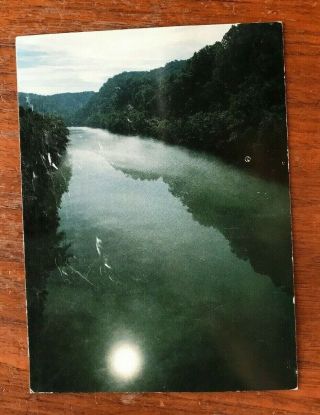 James Archambeault’s Cumberland River At Burkesville Kentucky Postcard Unposted