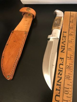 R.  H.  RUANA KNIFE 15C - 1 PIN - LITTLE kNIFE STAMP - SHEATH - 1943 - 44 11