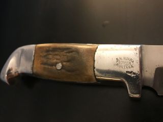 R.  H.  RUANA KNIFE 15C - 1 PIN - LITTLE kNIFE STAMP - SHEATH - 1943 - 44 2
