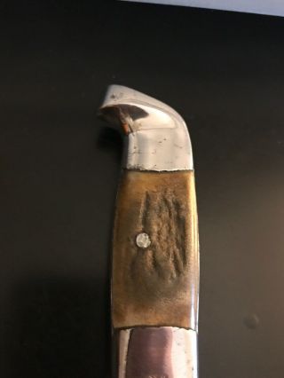 R.  H.  RUANA KNIFE 15C - 1 PIN - LITTLE kNIFE STAMP - SHEATH - 1943 - 44 3