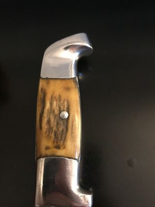 R.  H.  RUANA KNIFE 15C - 1 PIN - LITTLE kNIFE STAMP - SHEATH - 1943 - 44 5